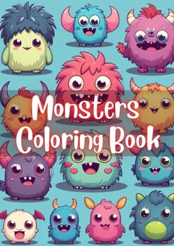 Preview of Monstrous Marvels: A 100-Page Coloring Extravaganza for Creature Creators