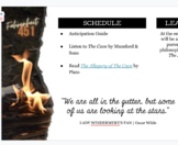 Montag & "The Cave" - Fahrenheit 451 Lesson 