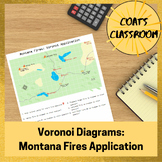 Montana Fires - Voronoi Diagram Application (made for IB Math AI)