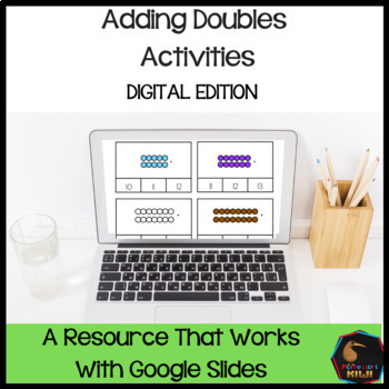 Preview of Montessori Adding doubles activities (digital edition)