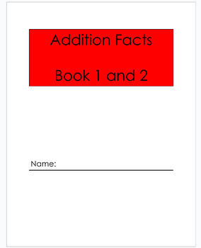 Preview of Montessori Addition Facts Book *BUNDLE*