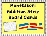 Montessori Addition Strip Board Cards