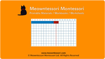 Preview of Montessori Addition Strip Board: Loose Combination for Google Classroom