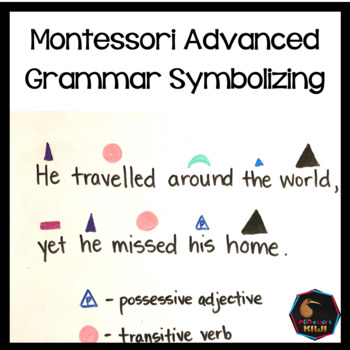 Preview of Montessori Advanced Grammar Symbolizing - Sentence Analysis
