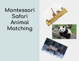 Montessori Safari Animal Matching Cards [English & Spanish]