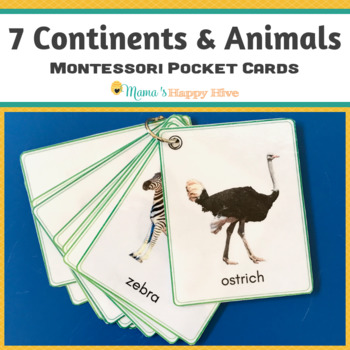 Preview of Montessori Animals and Continents