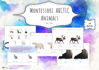 Preview of Montessori Arctic Animals