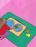 Montessori Art- The World Map