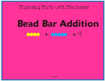 Preview of Montessori Bead Bar Addition Book