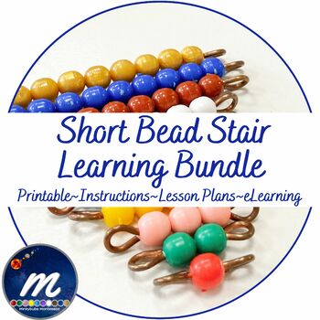 Preview of Montessori Bead Stair Bundle
