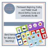 Montessori Beginning, Ending & Medial Vowel Sound Sorting 