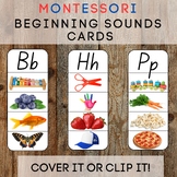 Montessori Beginning Sounds Cards | Clip It or Cover It