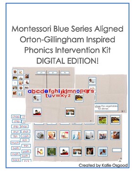 Preview of Montessori Blue Series Aligned Intervention Kit DIGITAL