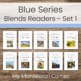 Montessori Blue Series Readers with Consonant Blends (Deco