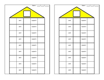 Montessori Booklet-Bead Stair Houses by Jessica's Montessori Classroom