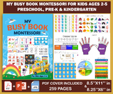 Montessori Busy Book For Kids Ages 2-5: Learning Busy Boar