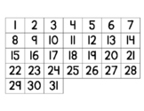 Montessori Calendar Work