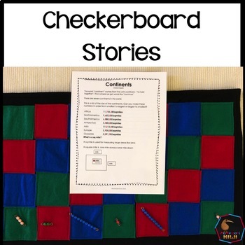 Preview of Montessori Checkerboard Stories
