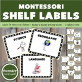 Montessori Classroom Shelf Labels