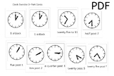 Montessori Clock Exercise Cards - Set B - Nomenclature Cards