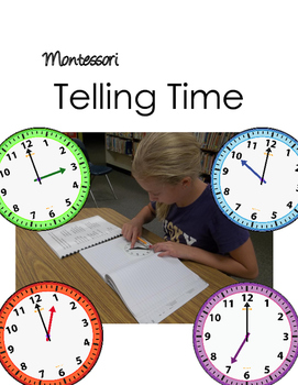 Preview of Montessori Clocks Telling Time
