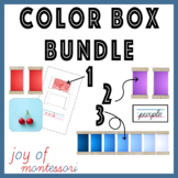 Montessori Color Box 1, 2, & 3 Bundle