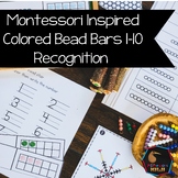 Montessori Colored Bead Stair 1-10 Worksheets