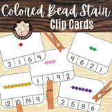 Montessori Colored Bead Stair Teen Board Clip Cards - Mont