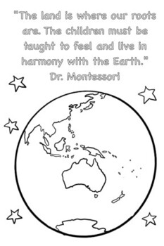 Preview of Montessori Colouring In