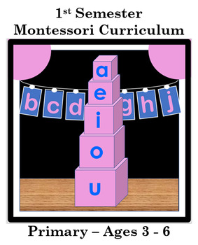 Preview of Montessori Curriculum - 1st Semester