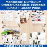 Montessori Curriculum Starter Subject Checklists, Printabl