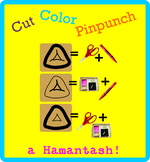 Jewish Montessori-  Cut! Color! & Pinpunch! your Purim "ha