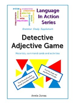 Preview of Montessori Detective Adjective Game