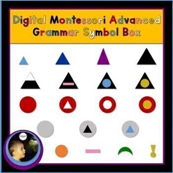 Preview of Montessori | Digital Advanced Grammar Symbols | Google Slides