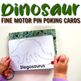 Montessori Dinosaur Pin Poking Fine Motor Activity