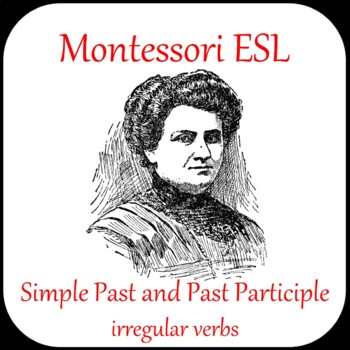 Preview of Montessori EFL/ESL - irregular verbs (letter)