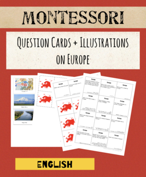 CULTURE Montessori Europe - Question Cards + Illustrations (ENGLISH)