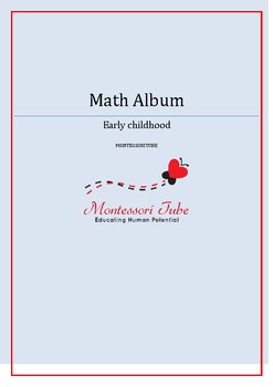 Preview of Montessori Early Childhood Math Album