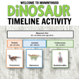 Montessori Elementary Activities: Dinosaur Timeline Sortin