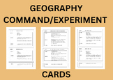Montessori Elementary Geography Command/Experiment Cards
