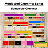 Montessori Elementary Grammar Boxes 2 - 9  Bundle