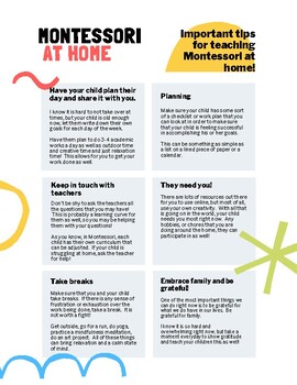 Montessori Elementary Homeschooling Guide by Stacie Seipel | TPT