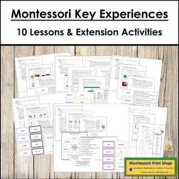 Preview of Montessori Elementary Key Experiences Grammar Bundle