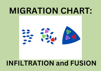 Preview of Montessori Elementary Migration Chart: Infiltration and Fusion Migration