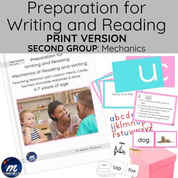 Preview of Montessori Emerging Reading and Writing 2nd Group PRINT ONLY Bundle 6-9 YRS
