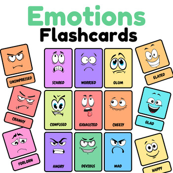 Preview of Montessori Emotions Flashcards: Explore Feelings and Expressions
