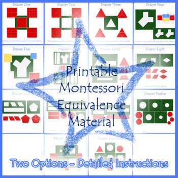 Preview of Montessori Equivalence Frames - Printable Edition