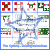 Montessori Equivalence Frames - Printable Edition