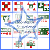 Montessori Equivalence Plates  - SVG Cut Files Edition
