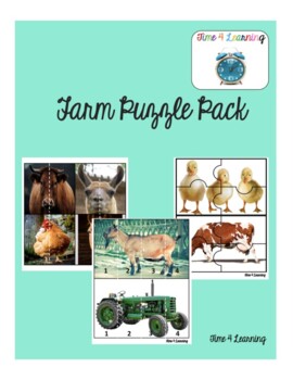 Preview of Montessori Farm Puzzle Pack